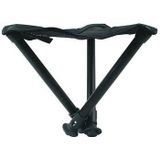 Walkstool Comfort XXL Klapkrukje Zwart, Zilver ComfortXXL Belastbaarheid (gewicht) (max.) 250 kg
