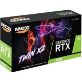 Inno3D GeForce RTX 3060 Twin X2, GeForce RTX 3060, 8 GB, GDDR6, 128 Bit, 7680 x 4320 Pixels, PCI Express x16 4.0