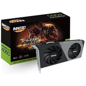 Inno3D GeForce RTX 4060 Twin X2 Grafikkarte - 8GB GDDR6, 1x HDMI, 3x DP