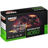 INNO3D GEFORCE RTX 4060 TWIN X2 OC - Videokaart - 8GB GDDR6 - PCIe 4.0 - 1 x HDMI - 3x DisplayPort
