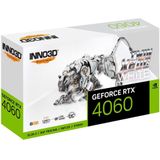 INNO3D GEFORCE RTX 4060 TWIN X2 OC WHITE - Videokaart - 8GB GDDR6 - PCIe 4.0 - 1 x HDMI - 3x DisplayPort