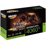 Inno3D GeForce RTX 4060 Ti 16GB Twin X2 OC - Videokaart - 16GB GDDR6 - PCIe 4.0 - 1 x HDMI 2.1a - 3x DisplayPort 1.4a