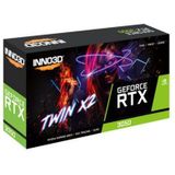 INNO3D GEFORCE RTX 3050 6GB TWIN X2 - Videokaart - 6 GB GDDR6 - PCIe 4.0 - 1x HDMI, 1x DisplayPort, 1x DVI-D