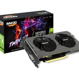 INNO3D GEFORCE RTX 3050 6GB TWIN X2 - Videokaart - 6 GB GDDR6 - PCIe 4.0 - 1x HDMI, 1x DisplayPort, 1x DVI-D