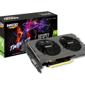 INNO3D GEFORCE RTX 3050 6GB TWIN X2 - Videokaart - 6 GB GDDR6 - PCIe 4.0 - 1x HDMI, 1x DisplayPort, 1x DVI-D