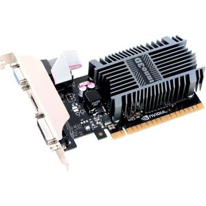 INNO3D N710-1SDV-E3BX GeForce GT710, 2GB SDDR3, 64-bit, 954, 1600,DVI+VGA+HDMI