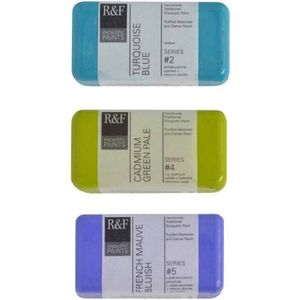 R&F Encaustic blok 40ml - 2115-1 raw umber