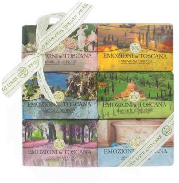 Nesti Dante - Zeepset Emotion - 6 x 150 g - Natuurlijke Ingrediënten