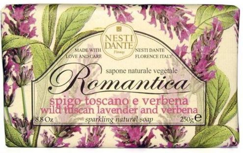 Nesti dante romantica wild tuscan lavender & verbena zeep 250gr.