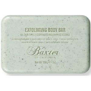 Baxter of California Exfoliating Body Bar Cedarwood & Oakmoss Essence exfolierende zeep voor het lichaam 198 g
