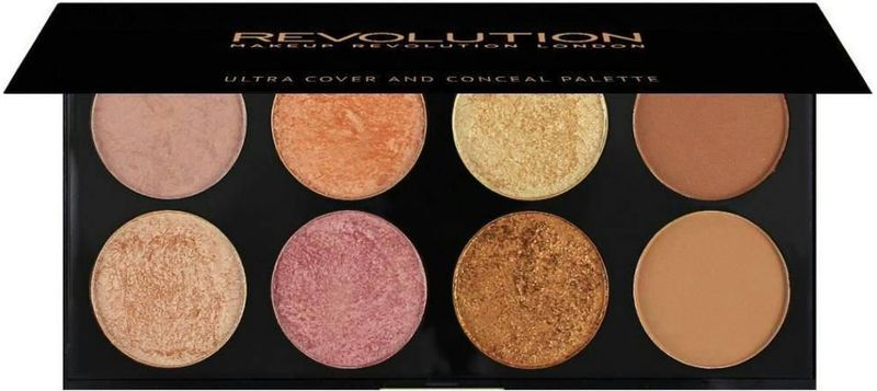 Revolution Ultra Blush & Contour Palette - Golden Sugar 2 Rose Gold