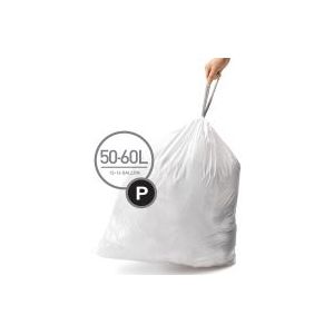 simplehuman Code P 50-60L Afvalzakken (20-delig)