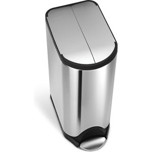 Simplehuman Butterfly Deluxe Prullenbak - 30 l - RVS
