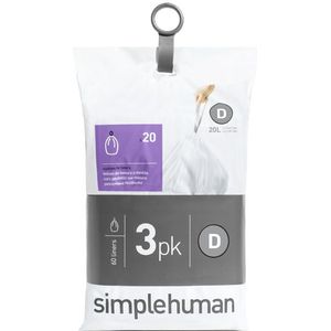 simplehuman Code D Pocket Liner 20L Afvalzakken