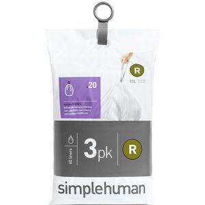 simplehuman Code R Pocket Liner 10L Afvalzakken