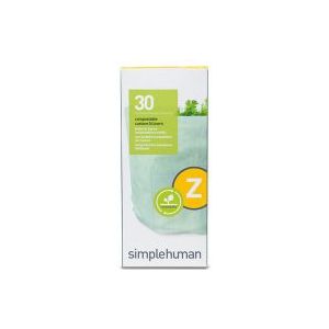 Simplehuman Code Z Afvalzakken - 4 liter - 30 stuks - met Trekband - Groen