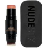 NUDIES - All-Over Face Blush Color - Multi-Tasking Make-Up Stick - Zacht Matte Blush