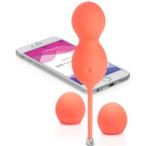 We-Vibe - Bloom Vibrating Kegel Balls met app control - Perzikroze