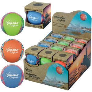 Waboba Originele bal – diameter 55 mm kern van elastomeergel en rubberen bovenlaag lycra – Roller Unisex Youth, 3 verschillende kleuren, Eén maat
