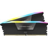 Corsair VENGEANCE RGB DDR5 32 GB (2 x 16 GB) 5600 MHz C36 geoptimaliseerd Intel desktopgeheugen (dynamische RGB-verlichting tien Sony, aangepaste XMP 3.0-profielen, strakke reactietijden) zwart