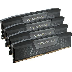CORSAIR VENGEANCE 64 GB (4 x 16 GB) 5600 MHz CL36 Intel XMP iCUE RAM-geheugen, compatibel met computer, zwart (CMK64GX5M4B5600C36)