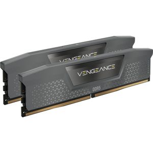 CORSAIR VENGEANCE DDR5 64 GB (2 x 32 GB) DDR5 6000 MHz CL40 AMD EXPO Intel XMP iCUE compatibel computergeheugen - grijs (CMK64GX5M2B6000Z40)