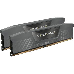 Corsair VENGEANCE DDR5 64GB (2x32GB) DDR5 6000MHz C40 AMD Geoptimaliseerde Desktop Geheugenkit - Onboard Voltage Regeling - AMD EXPO Compatibiliteit - Compacte Vorm-Factor - Staalgrijs