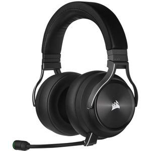 Corsair VIRTUOSO RGB draadloze XT High-Fidelity Gaming Headset met ruimte-audio (Dual Wireless Connecties, PC, Mac, PS5, Switch, Xbox Series X|S mobile compatibel) leisteen