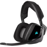 Corsair VOID RGB Elite Wireless (7.1 SurroenSound, Ultra-lage latency, 12 meter bereik, Omnidirectionele microfoon, iCUE RGB verlichting, voor PC en PS4) Zwart.