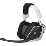 Corsair VOID ELITE Wireless-Gaming-Headset (virtueller 7.1-Surround-Sound, 2,4-GHz-WLAN mit geringer Latenz, 12 Meter Reichweite, anpassbare RGB-Beleuchtung mit PC, PS4-Kompatibilität) — Weiß