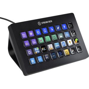 Elgato Stream Deck XL – Geavanceerde studiocontroller, 32 macrotoetsen, start acties in apps en software zoals OBS, Twitch, ​YouTube en meer, werkt met Mac en pc