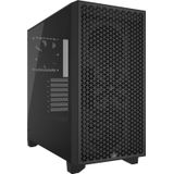 CORSAIR 3000D Airflow semi-tower pc-behuizing - 2 SP120 Elite ventilatoren - GPU-compatibiliteit met vier sleuven - ondersteunt tot 8 x 120 mm ventilatoren - ontwerp met grote luchtstroom - zwart