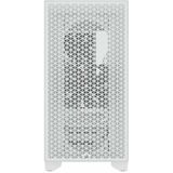 CORSAIR 3000D Airflow PC-behuizing Mid-Tower – 2 SP120 Elite ventilatoren – ondersteuning GPU 4 sleuven – tot 8 ventilatoren 120 mm – high-airflow design – wit