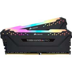 Corsair CMW32GX4M2E3200C16 Vengeance RGB PRO 32 GB (2x16 GB) DDR4 3200 (PC4-25600) C16 Desktop geheugen -2 x 16GB,Wit