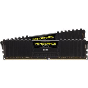 Corsair Vengeance DDR4 2666 MHz C19 XMP 2.0 High Performance Desktop werkgeheugen Kit 2 x 32 GB zwart