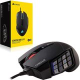 Corsair Scimitar RGB Elite Gaming Muis 18000 DPI Zwart