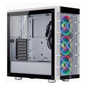 Corsair Icue 465X RGB Mid-Tower ATX Slimme Behuizing, Wit