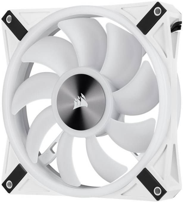 Corsair - QL140 - Computer Ventilator - Wit - 34 RGB-leds, 1250 rpm, 85 m³/h luchtstroom