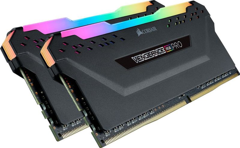 Corsair Vengeance RGB PRO 32GB (2 x 16 GB) DDR4 3600MHz C18, High Performance Desktop Arbeitsspeicher Kit (AMD Optimised) - Schwarz