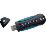 Corsair - Padlock 3 - USB-stick - Zwart - 128 GB, Waterafstotend, Schokbestendig, 256-Bit AES Versleuteling