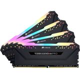Corsair - Vengeance RGB Pro - Desktopgeheugen - Zwart - 64 GB (4 x 16 GB) DDR4 3200 (PC4-25600) C16