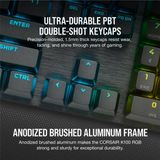 Corsair K100 RGB Optical Mechanical Gaming toetsenbord USB QWERTZ Duits Zwart