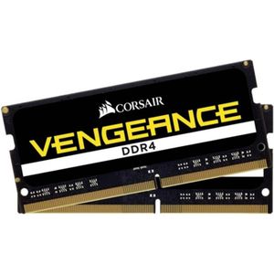 Corsair Vengeance SODIMM 16GB (2x8GB) DDR4 3200MHz CL22-geheugen, ongebufferd voor 8e generatie of nieuwere Intel Core i7, en AMD Ryzen 4000-serie notebooks - Zwart