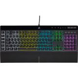 Corsair K55 RGB PRO toetsenbord Gamen USB QWERTZ Duits Zwart