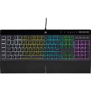 Corsair K55 RGB Pro - Gaming Toetsenbord - Membraam toetsen - Qwerty  Zwart