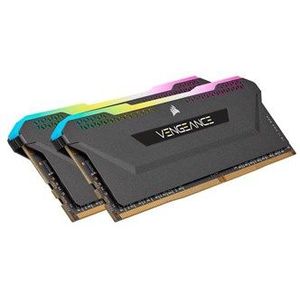 Corsair Vengeance RGB PRO SL 16 GB (2x8 GB) DDR4 3200 MHz C16, verlichte desktopgeheugenkit (10 individueel adresseerbare RGB-LED's, brede compatibiliteit, geoptimaliseerd voor AMD Ryzen) zwart