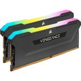 Corsair Vengeance RGB Pro SL 32 GB (2 x 16 GB) DDR4 3600 (PC4-28800) C18 1,35 V geoptimaliseerd voor AMD Ryzen - zwart