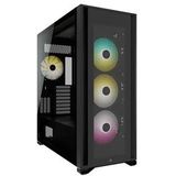 Corsair - iCUE 7000X RGB - PC Behuizing - Zwart - High-Airflow Voorpaneel