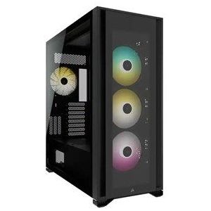 Corsair - iCUE 7000X RGB - PC Behuizing - Zwart - High-Airflow Voorpaneel