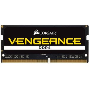 Corsair VENGEANCE Performance Memory Kit 8GB (1x8GB) DDR4 3200 CL22 ongebufferd SODIMM-geheugen voor 11e generatie Intel Core-processors, Zwart, CMSX8GX4M1A3200C22